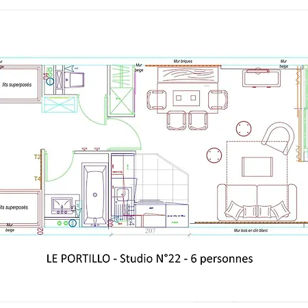 Gourette: 6 Pers, Balcon, Animaux Admis - Fr-1-860-20 Lejlighed