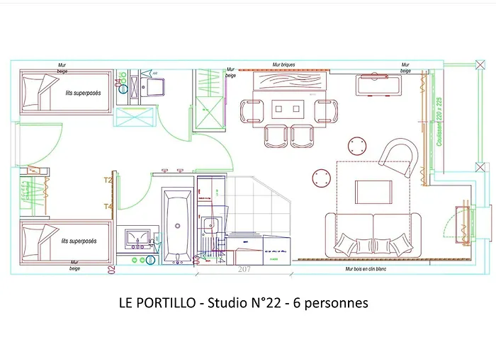 Gourette: 6 Pers, Balcon, Animaux Admis - Fr-1-860-20 Lejlighed